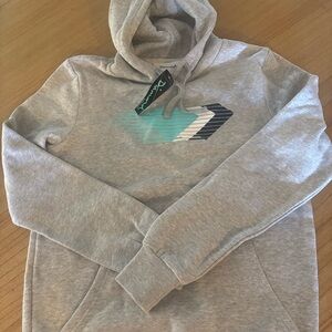 Diamond Supply Co. Light Gray Sweater with Chevron Design